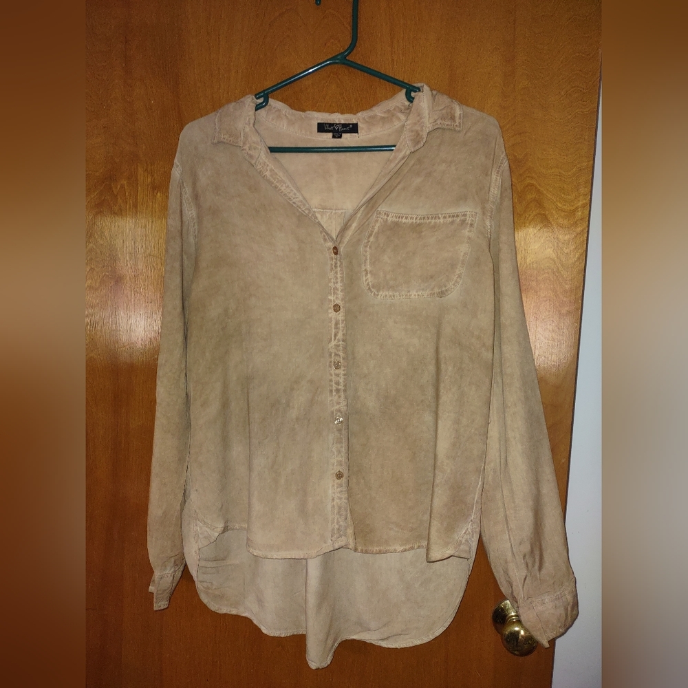 Distressed blouse